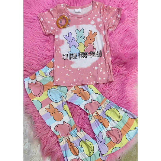 Sassy Kids Palace - Girls Oh For Peep's Sake Ruffle Set - Rack Hunt -