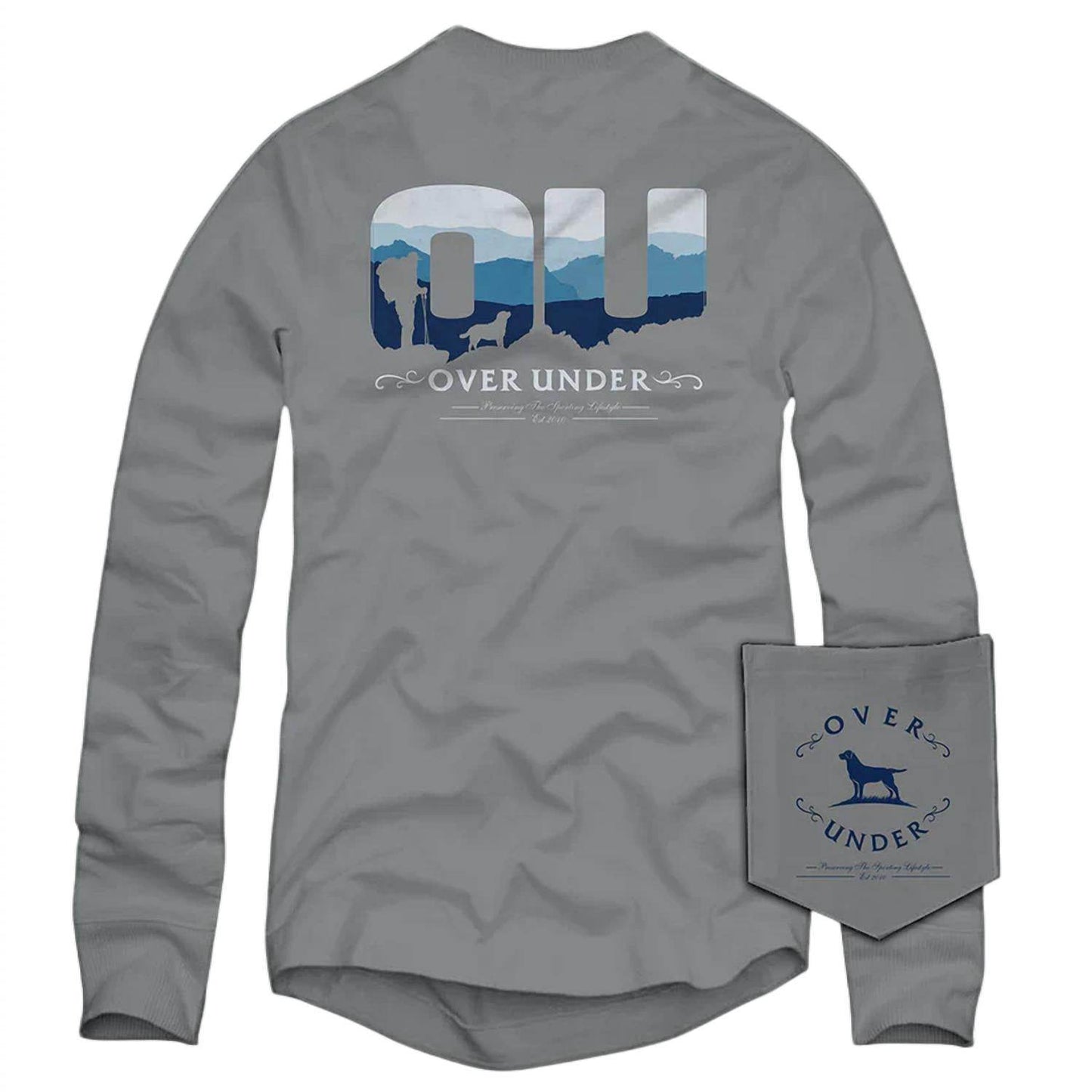 Over Under - Unisex - Scenic View Long Sleeve T-shirt - Rack Hunt