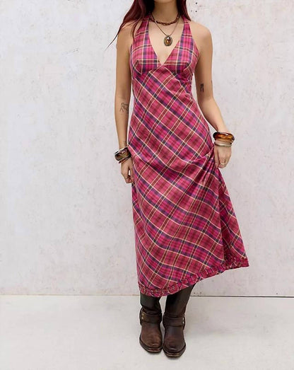 Rita Halter Midi Dress