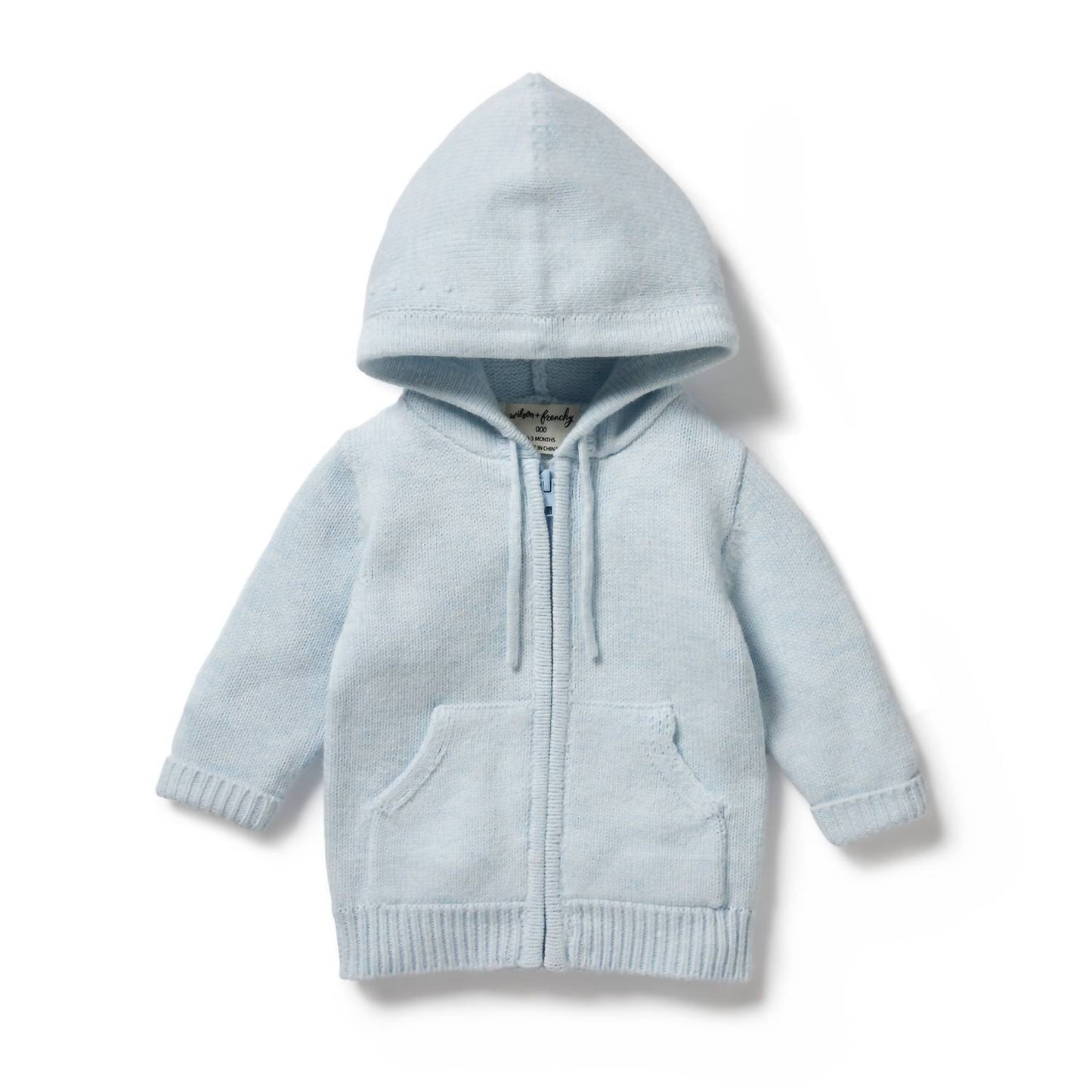 Boy's Knitted Zipped Sweater