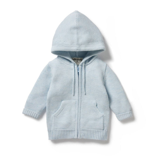 Boy's Knitted Zipped Sweater