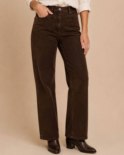 Corduroy Straight Jeans