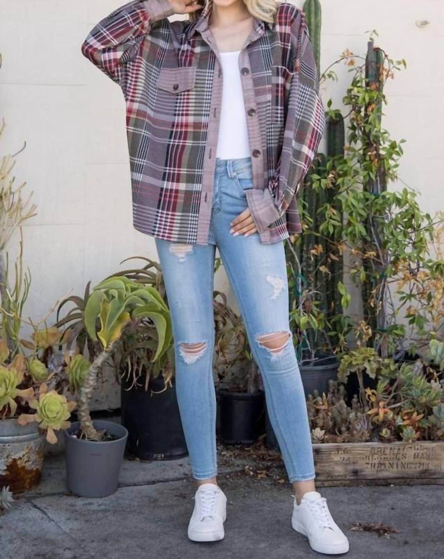 Ellis - Plaid Shacket - Rack Hunt -