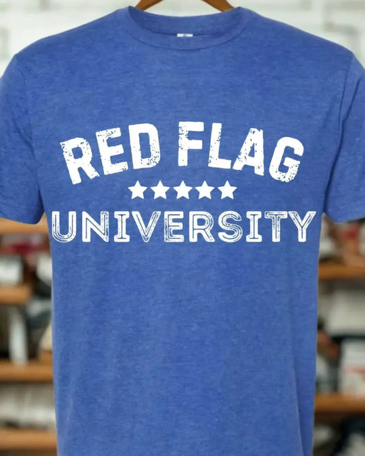 Tultex Apparel - Unisex Red Flag University Tee - Rack Hunt
