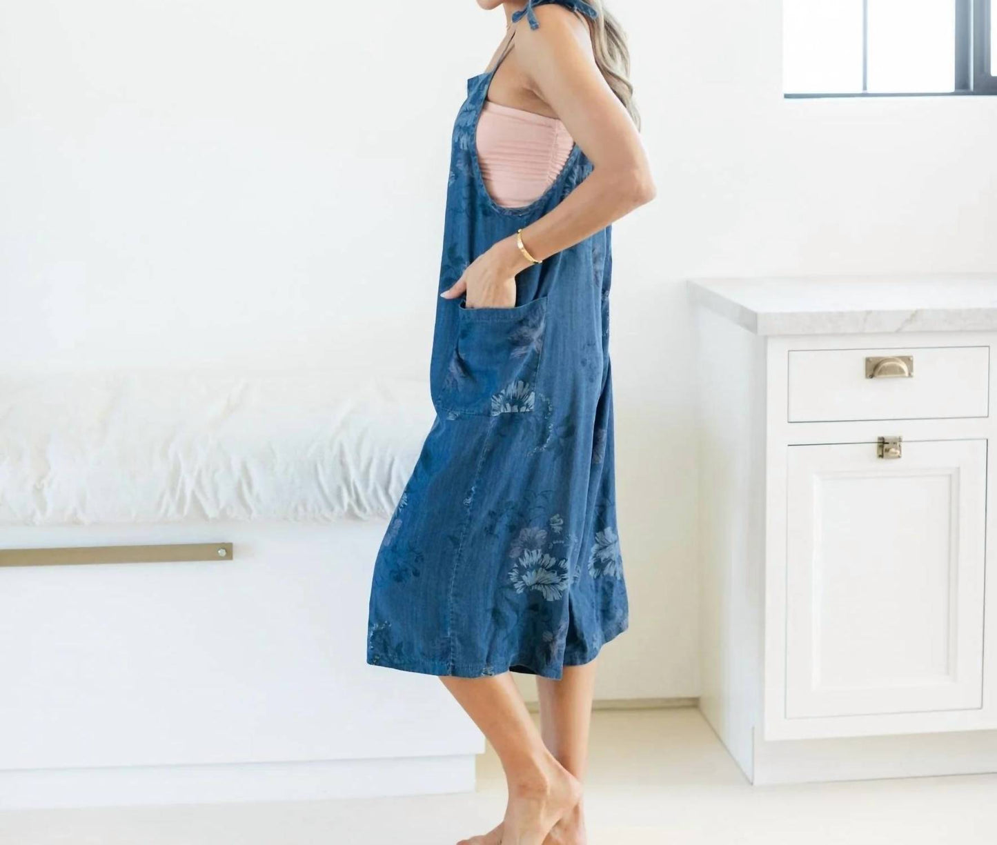 Silky Lyocell Adjustable Romper