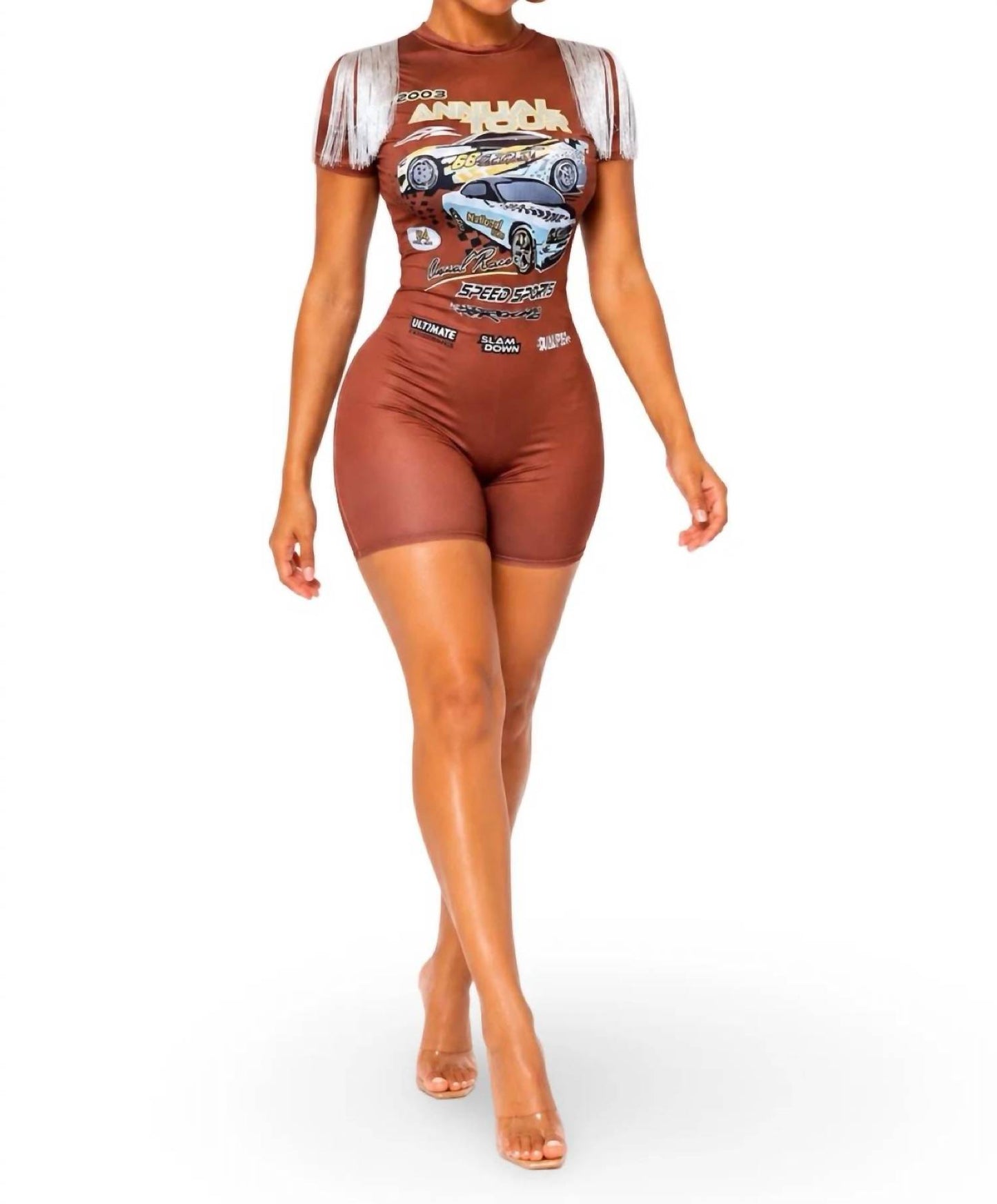All I do Is Win Tee Bermuda Romper