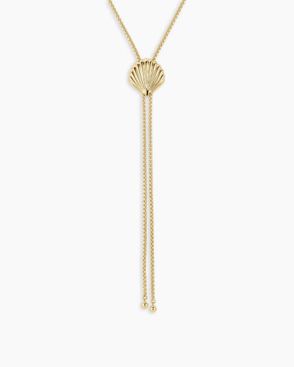 Scallop Bolo Necklace