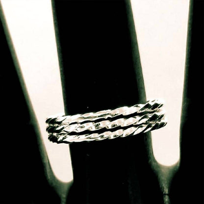 Women's Roma Twist Stackable Ring Set