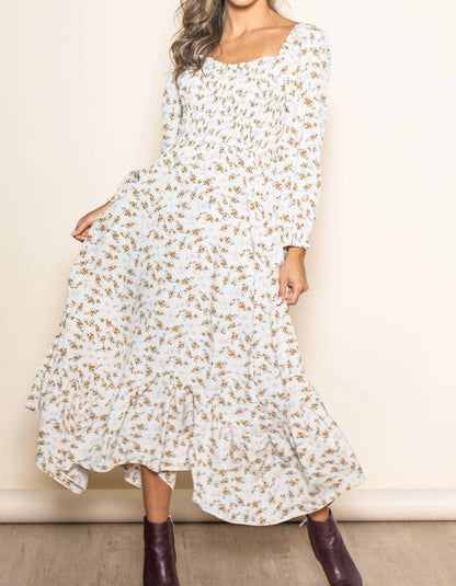 Women's Romantic Floral Maxi Dress