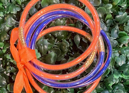 Crystal Breeze - Women's Sparkle Jelly Tube Bracelet Set - Rack Hunt -