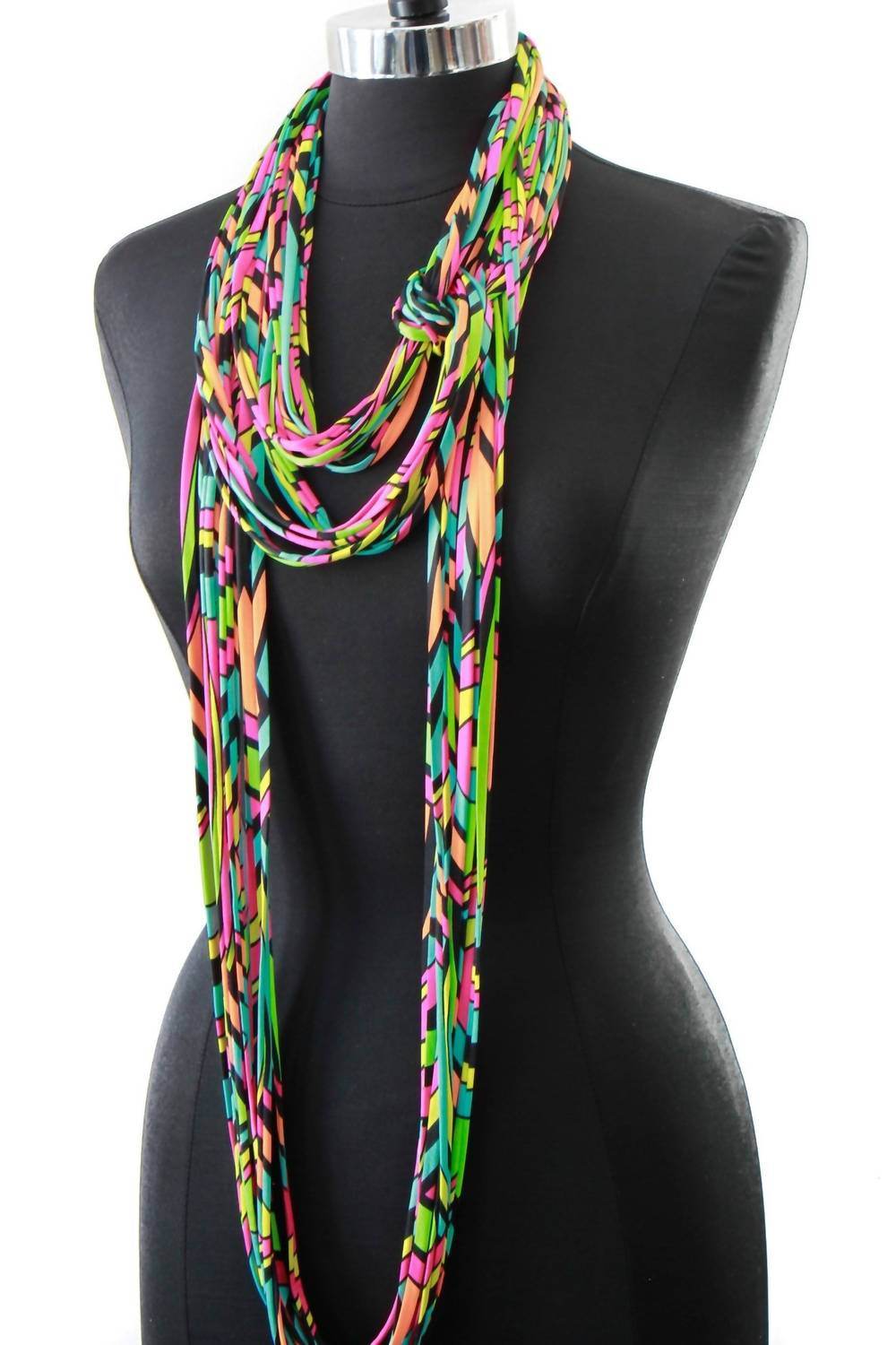 Necknots - Neon Scarf Necklace - Rack Hunt -