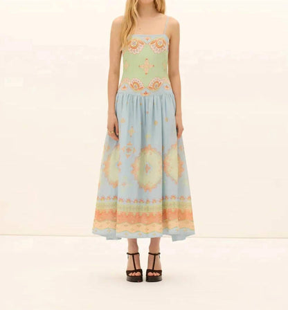 Matthiola Waisted Midi Dress