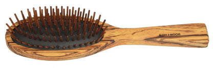 Koh-I-Noor Beauty USA - Women's Zebrano Wood Nylon Pin Hair Brushes - lifestyle view - Rack Hunt