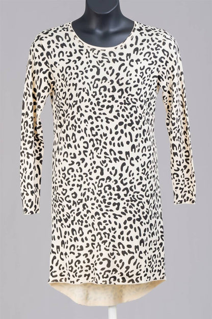 Animal Print Sweater Dress