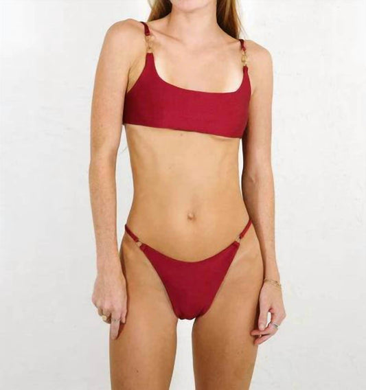 KBSWIM X SHELTON METAL - Catena Bikini Top - Rack Hunt -