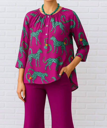 Button Up Knit Top