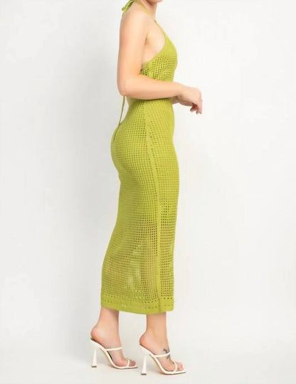Shopirisbasic - Halter Backless Bodycon Maxi Dress - Rack Hunt