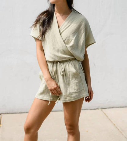 Cotton Gauze Drawstring Shorts