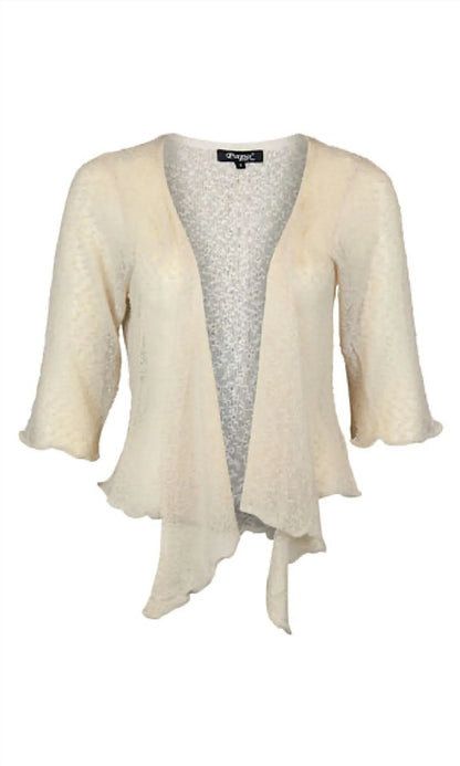 Papa Fashions - Women's Mesh Sweater Cardigan - Rack Hunt