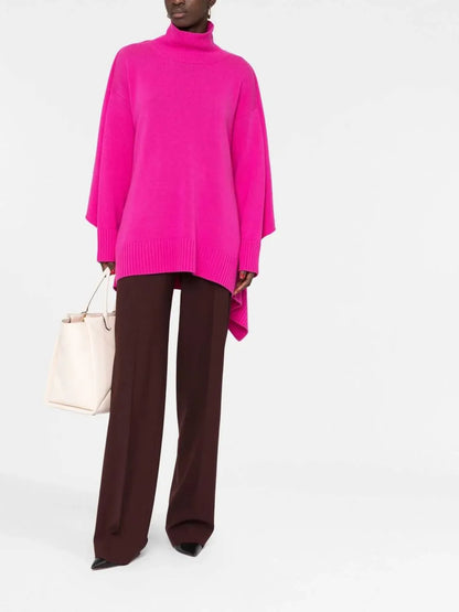 Valentino - Draped Turtleneck Sweater - additional view - Rack Hunt