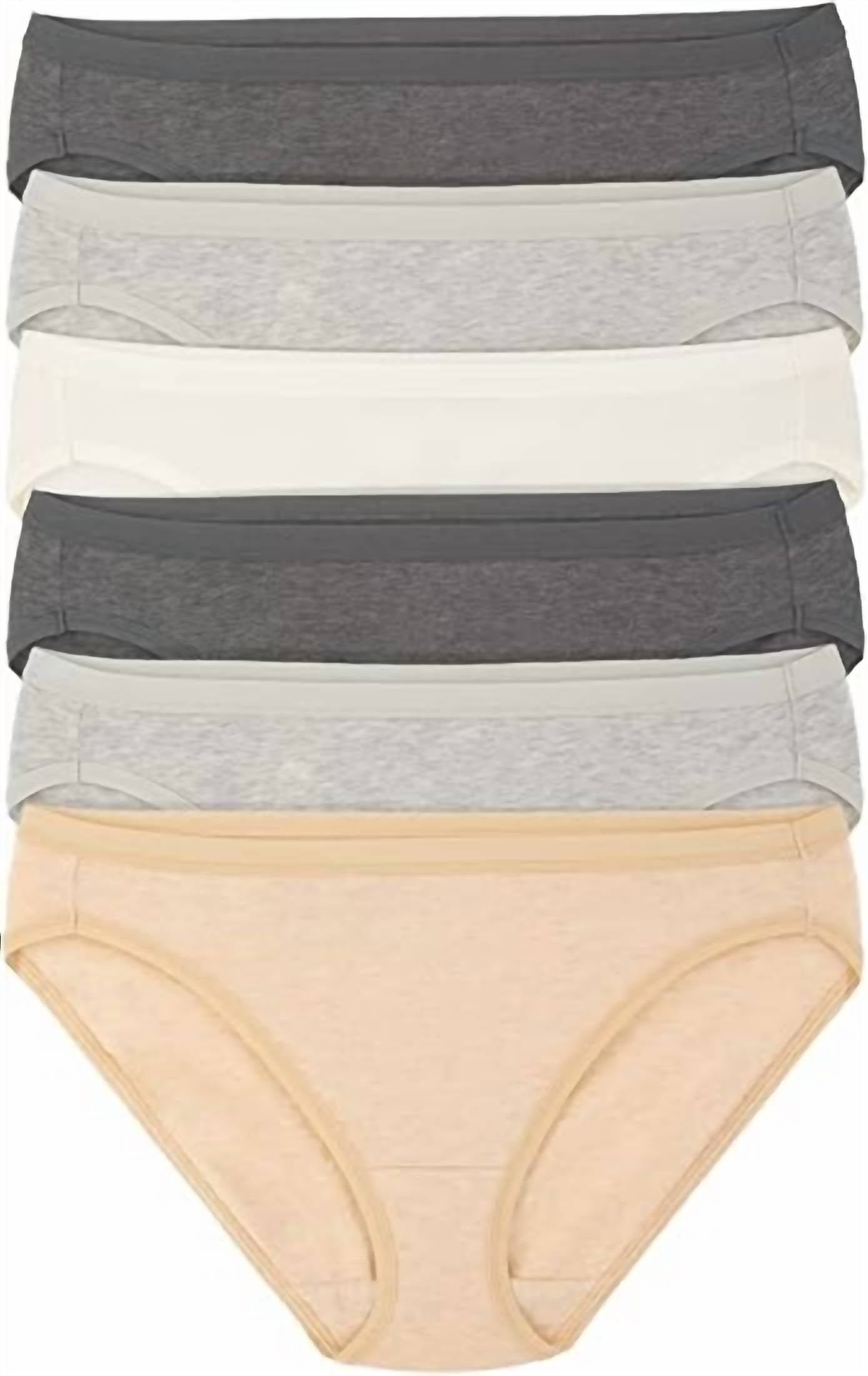 Women's Organic Cotton Stretch Bikini, 6-pack