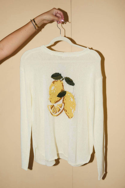 Lemon Graphic Sweater