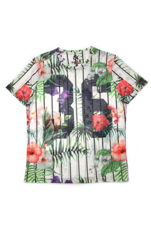 Men's Floral Tropical Print T-shirt