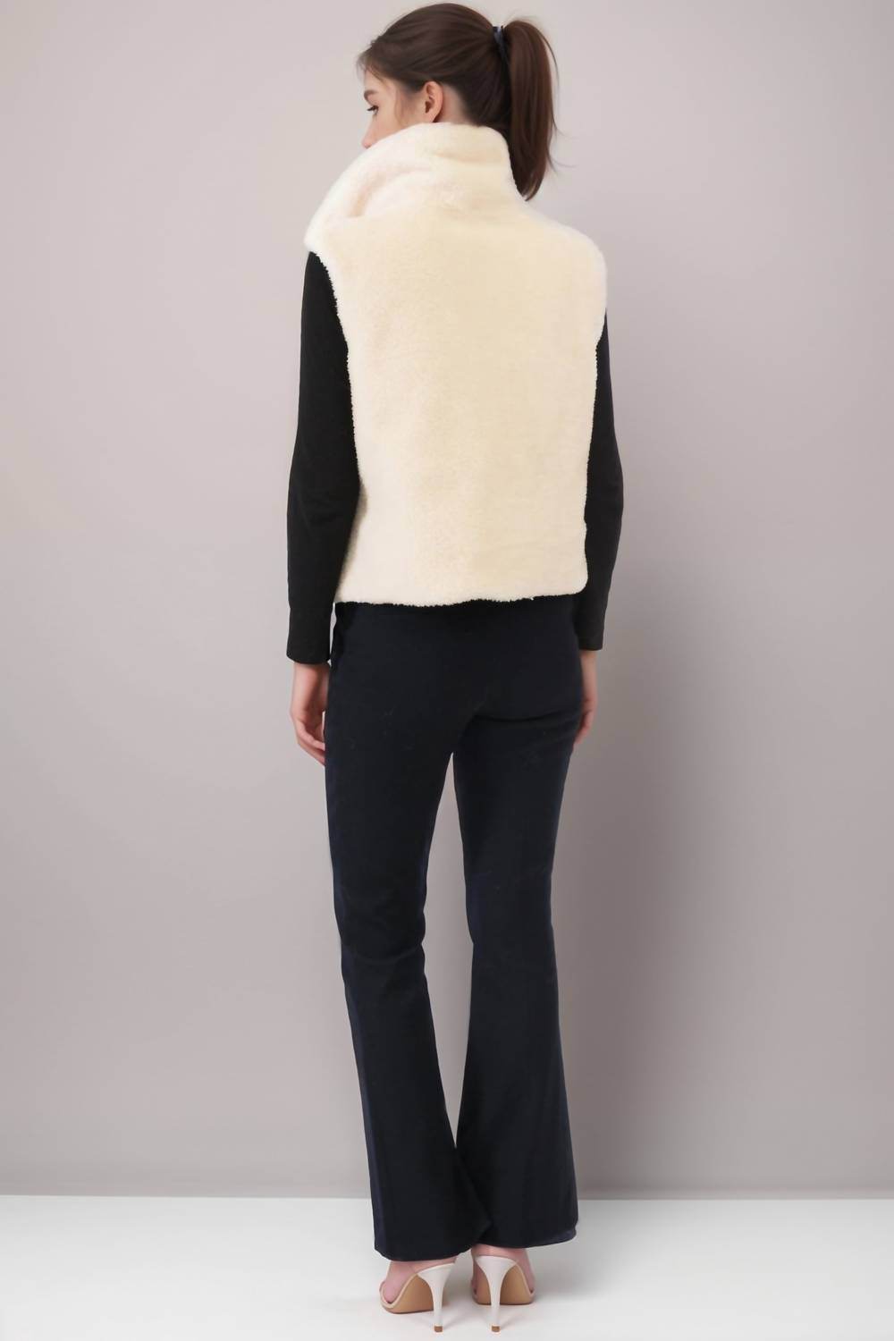 Belle Fare - Lodi Faux Shearling Reversible Vest - Rack Hunt -