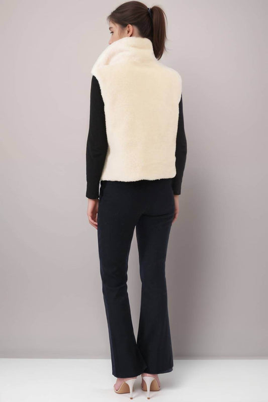 Belle Fare - Lodi Faux Shearling Reversible Vest - Rack Hunt -