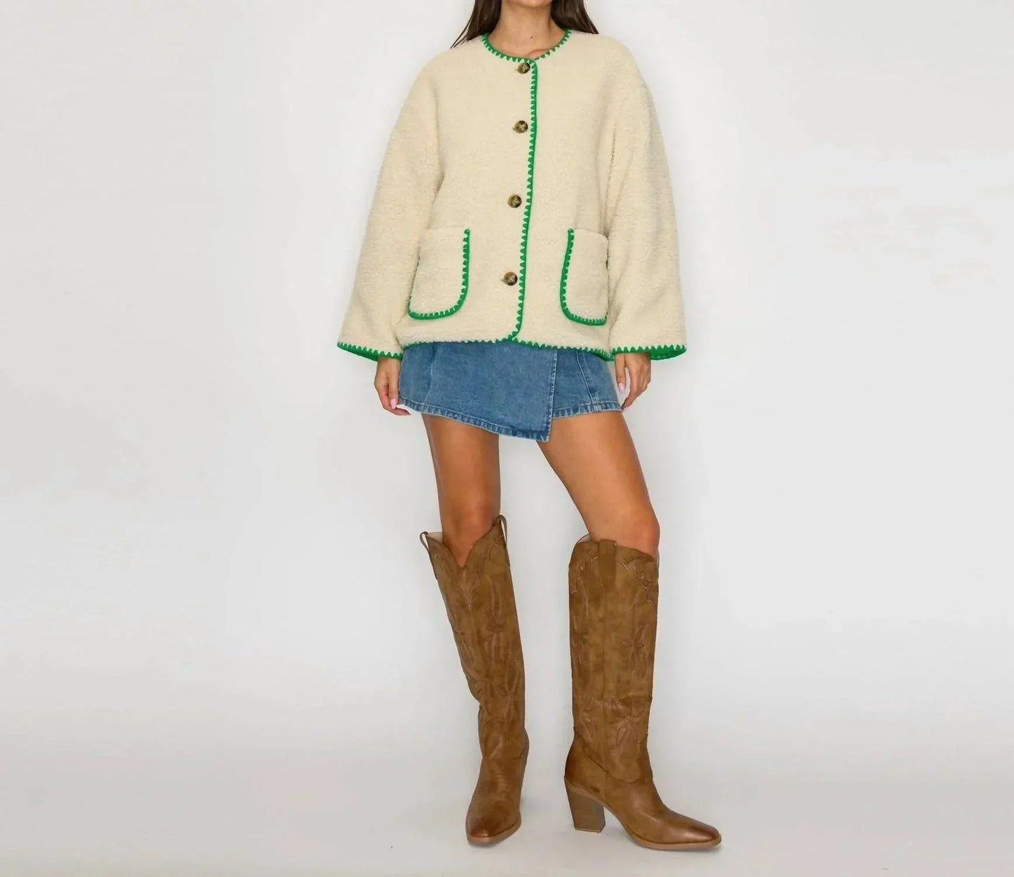 Love Wednesday - Clover Button Down Jacket - Rack Hunt