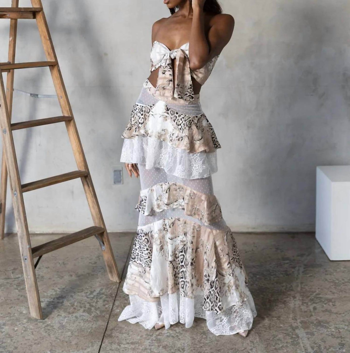 Little Secret Of Mine - Women's Two Piece Mesh Skirt Set - Rack Hunt -