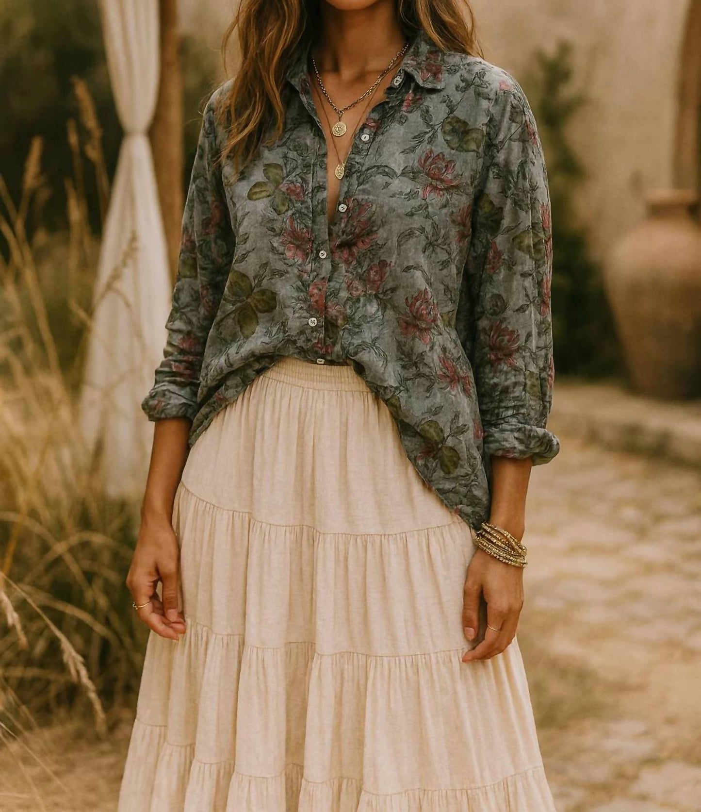 Rosewood Mirage Button-Down