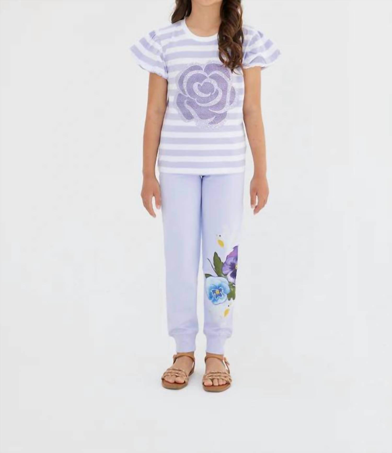 Sasha+Z - Sequins Rose Top - Rack Hunt -