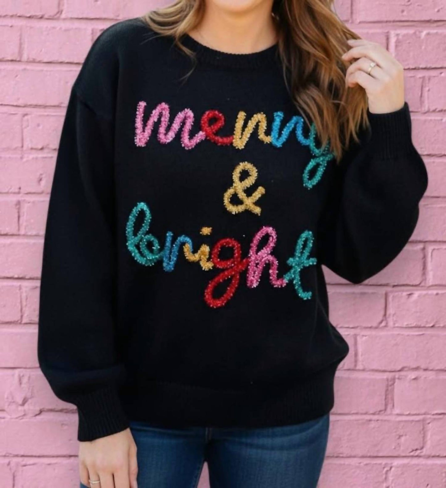 Merry Tinsel Sweater