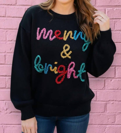 Merry Tinsel Sweater