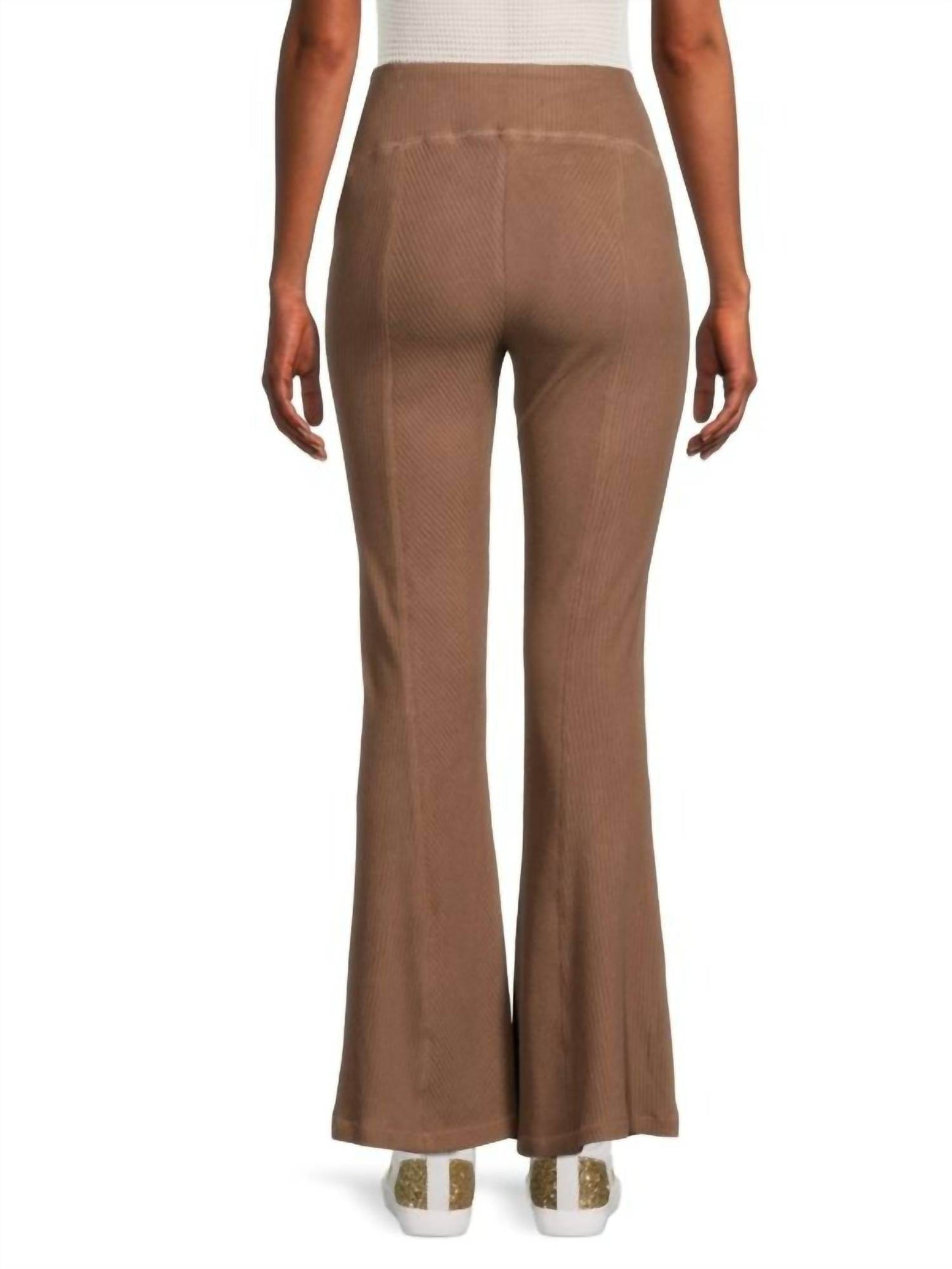 Area Stars - Ribbed Flare Pull On Pants - Rack Hunt