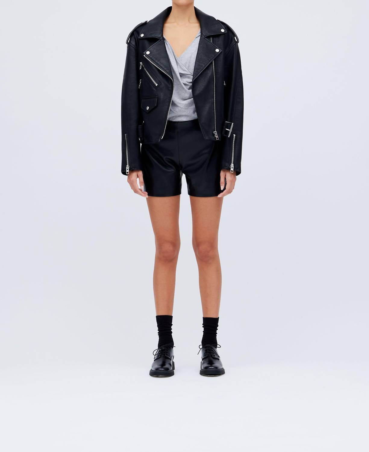 Rblpuppet - Billie Oversized Biker Jacket - Rack Hunt -