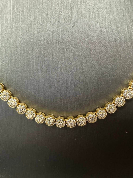 Dan's Fashion Jewelry - Semi Tennis Necklace - Rack Hunt -