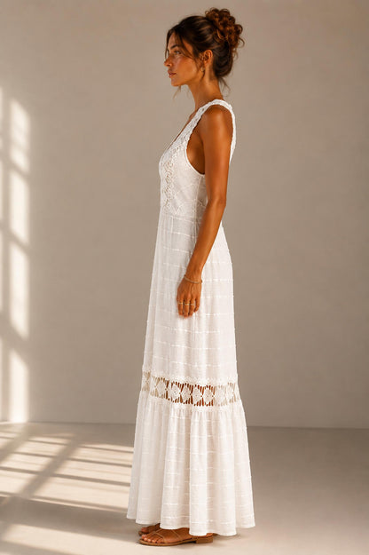Knit Detailed Maxi Dress