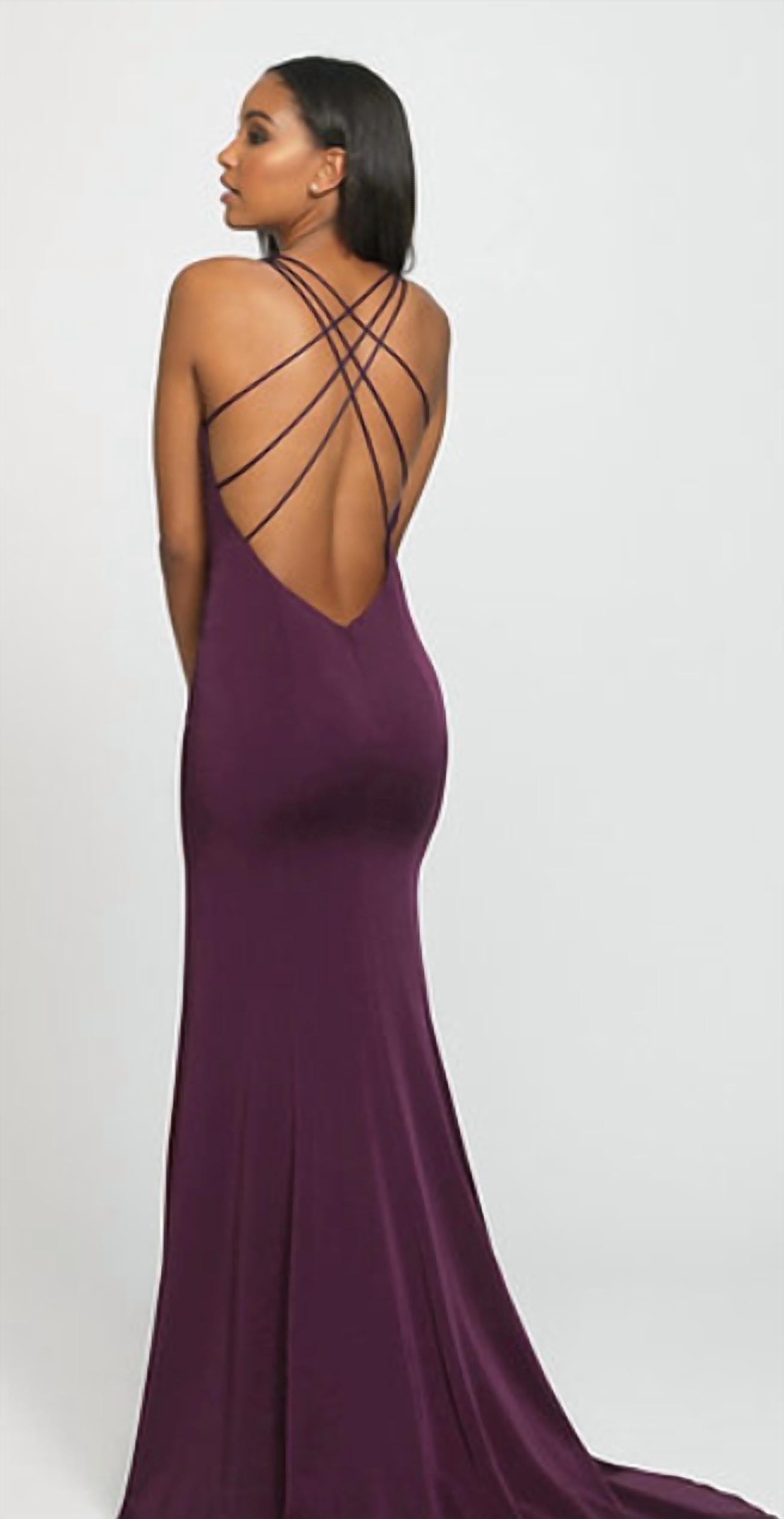 Open Back Evening Dress