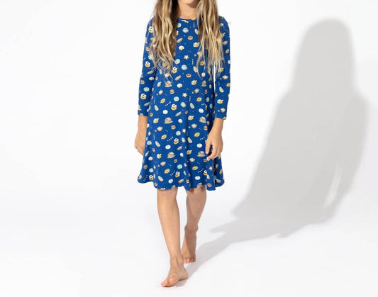 Bamboo Girls' Long Sleeve Dress