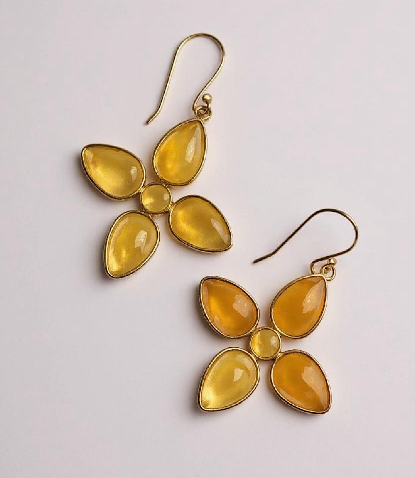 Women's Dangling Gemstone Earrings