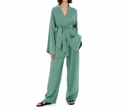 Luxurious Drapery High Waisted Trousers