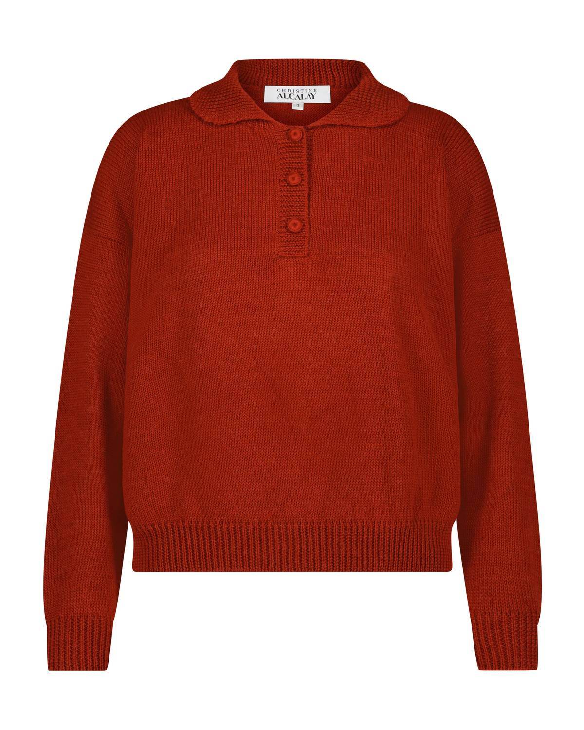 Rose Velvet - Penny Baby Alpaca Wool Sweater - Rack Hunt -