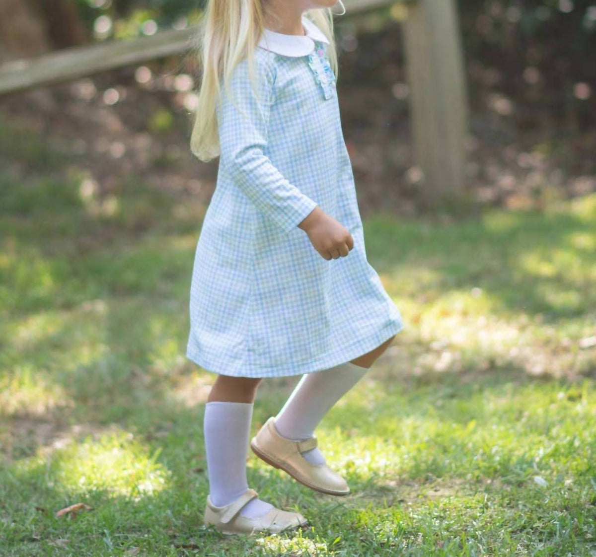 Kids' Christina & Cameron Plaid A-line Dress