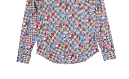 Hibiscus Haunt Button Down Shirt