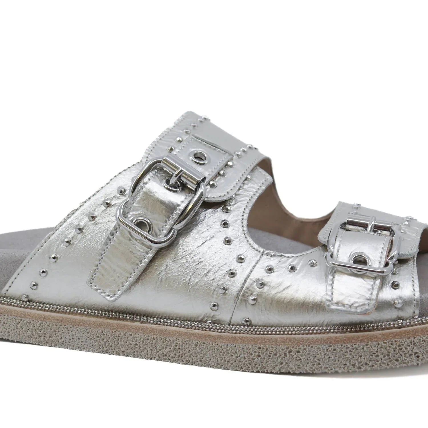 Laura Bellariva - Women Porox Dust Studs Sandals - close up - Rack Hunt