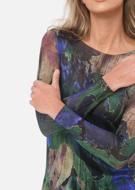 Nuditee Long Sleeve Sheer Top