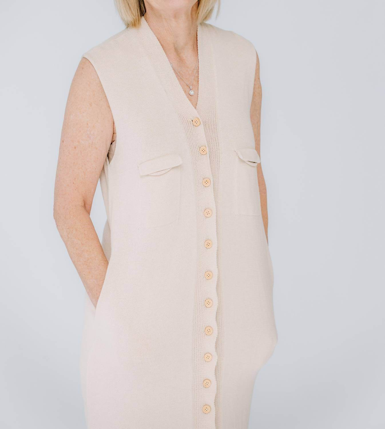 été noir - Button Up Mini Dress - Rack Hunt -