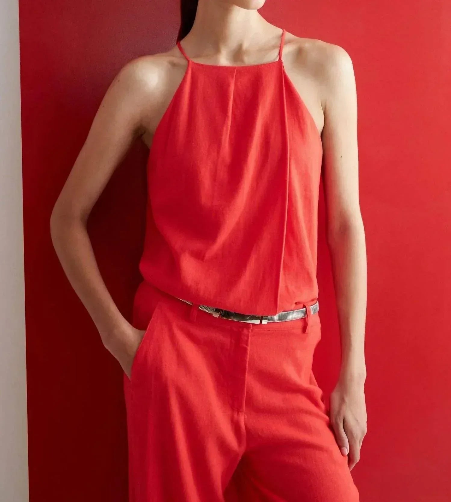 Designs by Lolita - Linen Halter Top - Rack Hunt